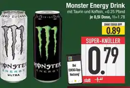 Edeka Monster energy drink ultra Angebot