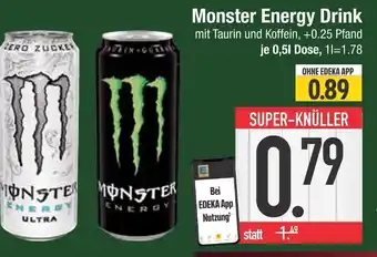 Edeka Monster energy drink ultra Angebot