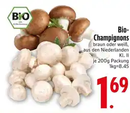 Edeka Bio-champignons braun Angebot