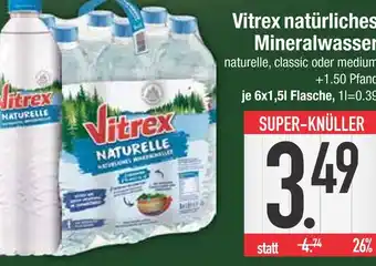 Edeka Vitrex natürliches mineralwasser Angebot