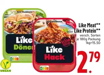 Edeka Like meat like döner Angebot