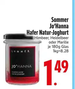 Edeka Sommer jo’hanna hafer natur-joghurt himbeer Angebot