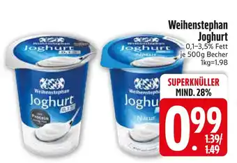 Edeka Weihenstephan joghurt 0,1% Angebot