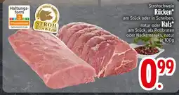 Edeka Strohschwein rücken Angebot