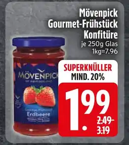 Edeka Mövenpick gourmet-frühstück konfitüre erdbeere Angebot