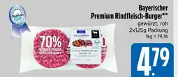 Edeka Bayerischer premium rindfleisch-burger Angebot