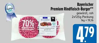 Edeka Bayerischer premium rindfleisch-burger Angebot