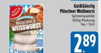 Edeka Gut&günstig münchner weißwurst Angebot