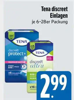 Edeka Tena discreet protect+ Angebot