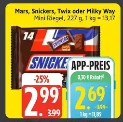 Marktkauf Mars mini riegel Angebot