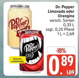 Marktkauf Dr. pepper limonade Angebot