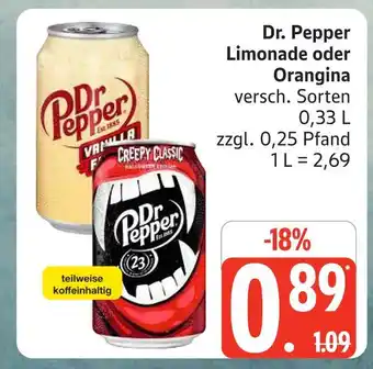 Marktkauf Dr. pepper limonade Angebot