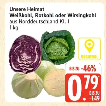 Marktkauf Unsere heimat weißkohl Angebot