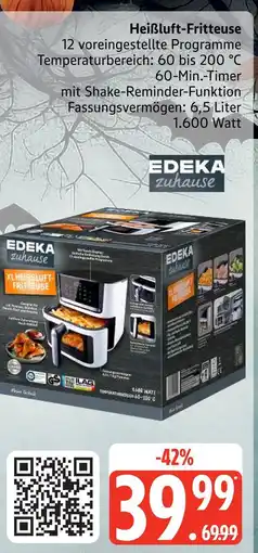 Marktkauf Edeka zuhause xl heißluft-fritteuse Angebot