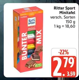 Marktkauf Ritter sport minitafel Angebot