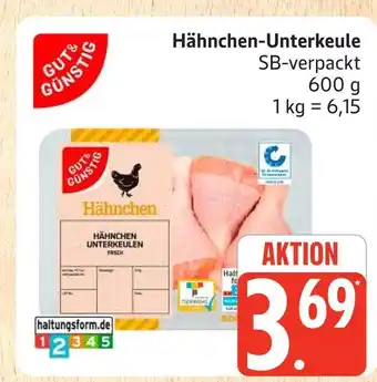 Marktkauf Gut & günstig hähnchen-unterkeule Angebot