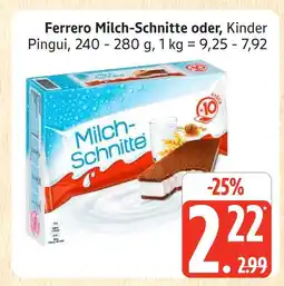 Marktkauf Ferrero milch-schnitte Angebot