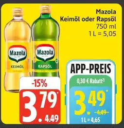 Marktkauf Mazola keimöl Angebot