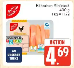 Marktkauf Gut & günstig hähnchen ministeak Angebot