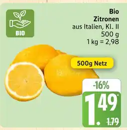 Marktkauf Bio zitronen Angebot