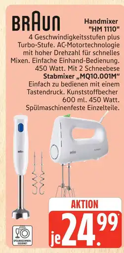 Marktkauf Braun handmixer hm 1110 Angebot