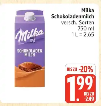 Marktkauf Milka schokoladenmilch Angebot