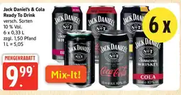 Marktkauf Jack daniel's cola ready to drink Angebot