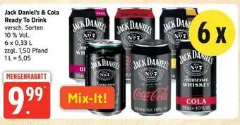 Marktkauf Jack daniel's cola ready to drink Angebot