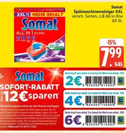 Marktkauf Somat spülmaschinenreiniger xxl Angebot