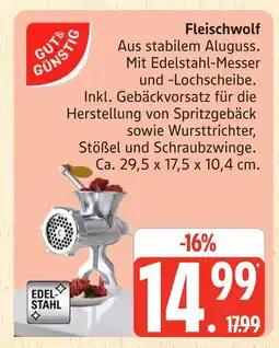 Marktkauf Gut & günstig fleischwolf Angebot