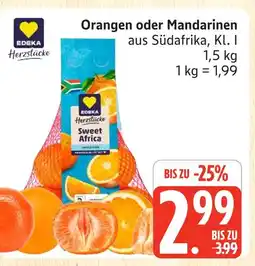 Marktkauf Edeka herzstücke orangen oder mandarinen Angebot