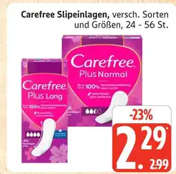 Marktkauf Carefree slipeinlagen Angebot