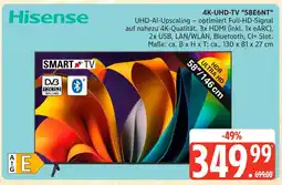 Marktkauf Hisense 4k-uhd-tv 58e6nt Angebot