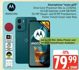 Marktkauf Motorola smartphone moto g05, farbe: forest green Angebot