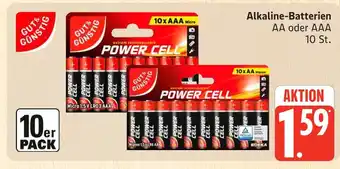 Marktkauf Gut & günstig alkaline-batterien aa Angebot