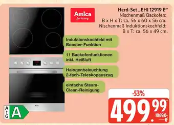 Marktkauf Amica herd-set „ehi 12919 e“ Angebot
