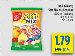 diska Gut & günstig soft mix kaubonbons Angebot