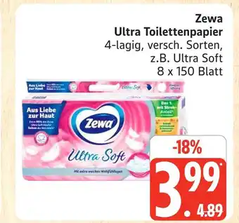 Marktkauf Zewa ultra toilettenpapier Angebot