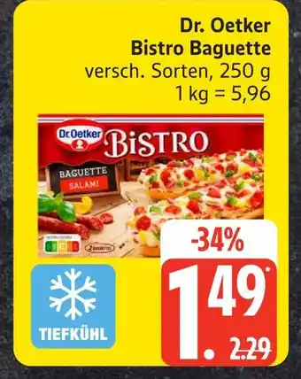 Edeka Dr. oetker bistro baguette salami Angebot