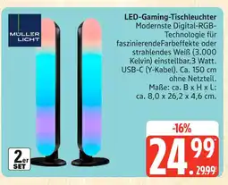 Marktkauf Müller licht led-gaming-tischleuchter Angebot