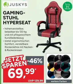 Marktkauf Juskys gaming-stuhl hyperseat Angebot