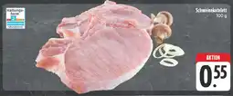 E-Center Schweinekotelett Angebot
