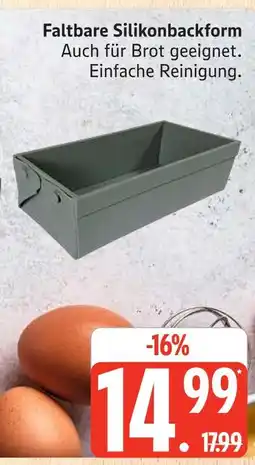 Marktkauf Faltbare silikonbackform Angebot