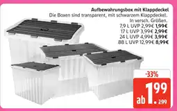 Marktkauf Aufbewahrungsbox mit klappdeckel Angebot