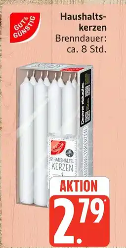 Marktkauf Gut & günstig haushaltskerzen Angebot