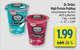 diska Dr. oetker high protein pudding Angebot