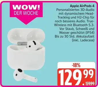 Marktkauf Apple airpods 4 Angebot