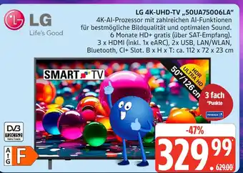 Marktkauf Lg 4k-uhd-tv 50ua75006la Angebot