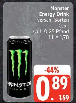 Edeka Monster energy drink Angebot