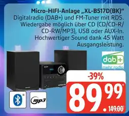 Marktkauf Micro-hifi-anlage „xl-b517d(bk)“ Angebot